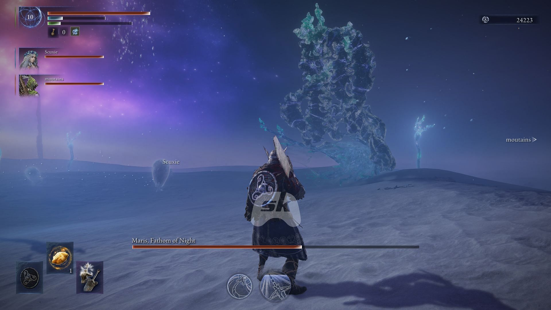 Maris boss fight in Elden Ring Nightreign (Image via Sportskeeda Gaming || FromSoftware)